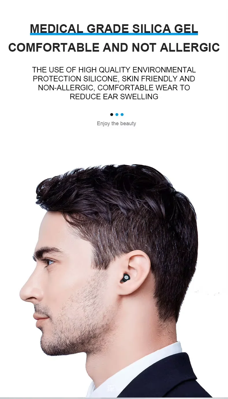 High-Fidelity Music Festival Earplugs Reusable Sound Insulation Earplugs for Sleeping Working Concert Travel Quiet Life