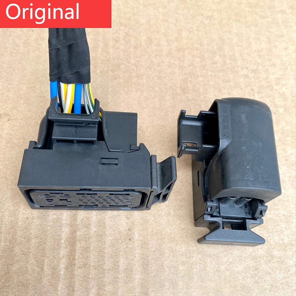 Original 0AM 7Speed Dual-Clutch DSG Gearbox Valve Body Harness Connector Plug For VW not full Cable or Needle