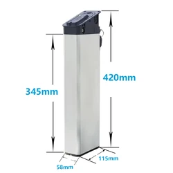 36v Foldable Ebike Rechargeable Batterty pack 15ah 24.5ah Replacement Battery for Engwe EP-2 Pro Engwe Engine X20 e-bike battery