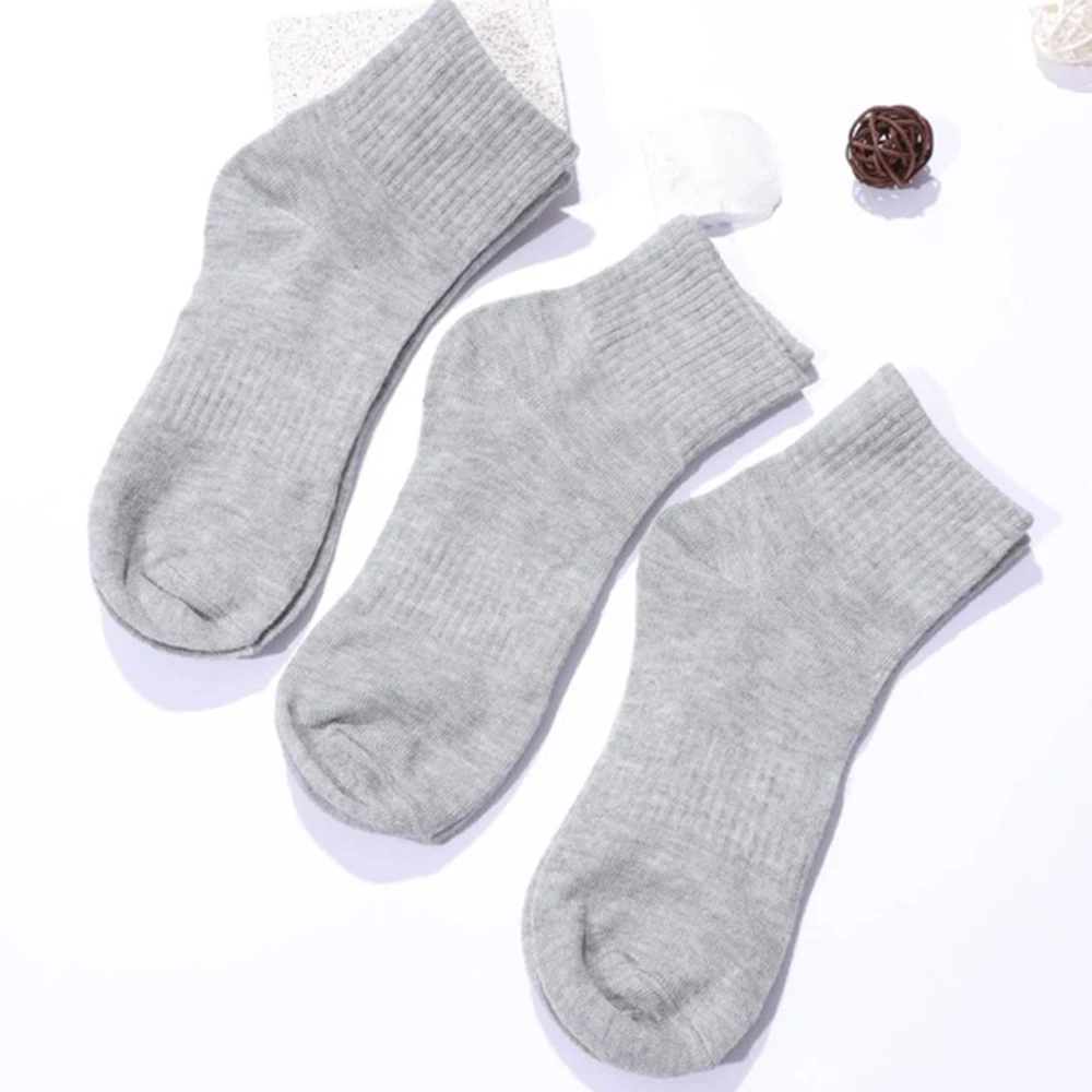 5/10 Pairs Men\'s Business Socks 2023 New Summer Autumn High Quality Fashion Thin Cool Loose Comfortable Gray Breathable Socks