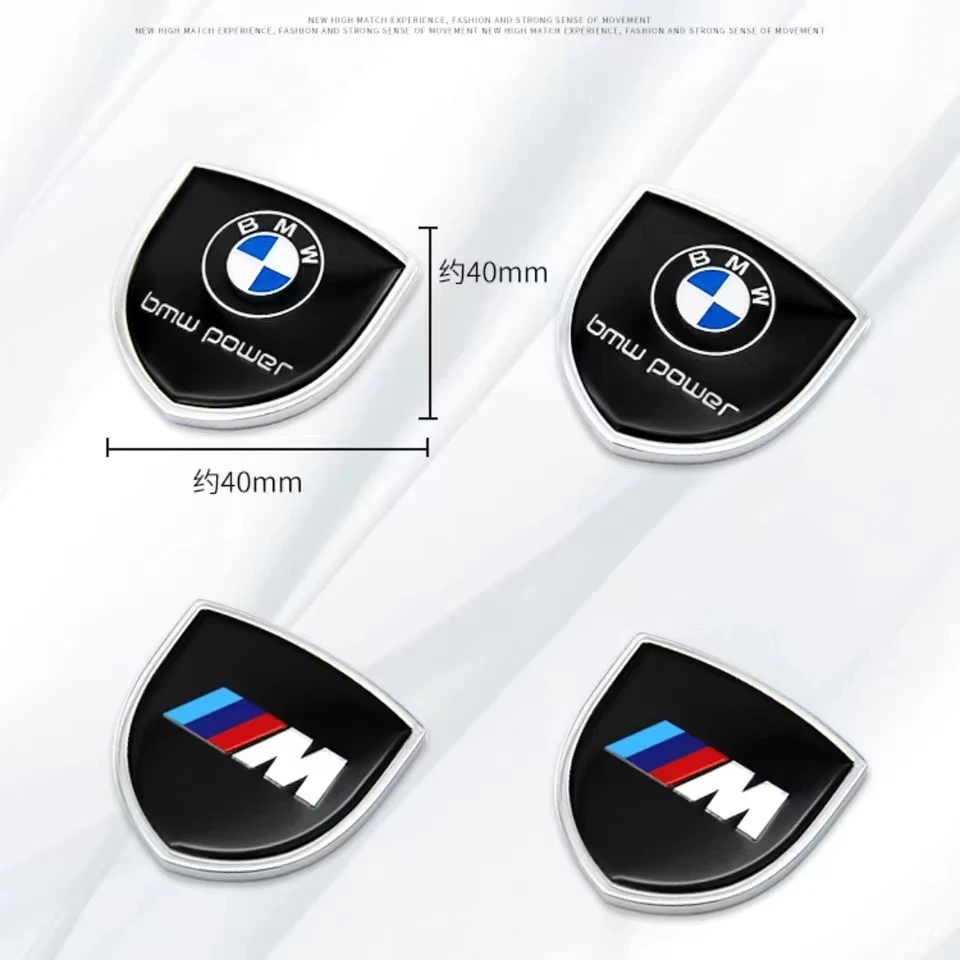 

BMW fender decorative sticker X1X35 series modified car logo 3D three-dimensional metal car sticker scratch sticker tail label