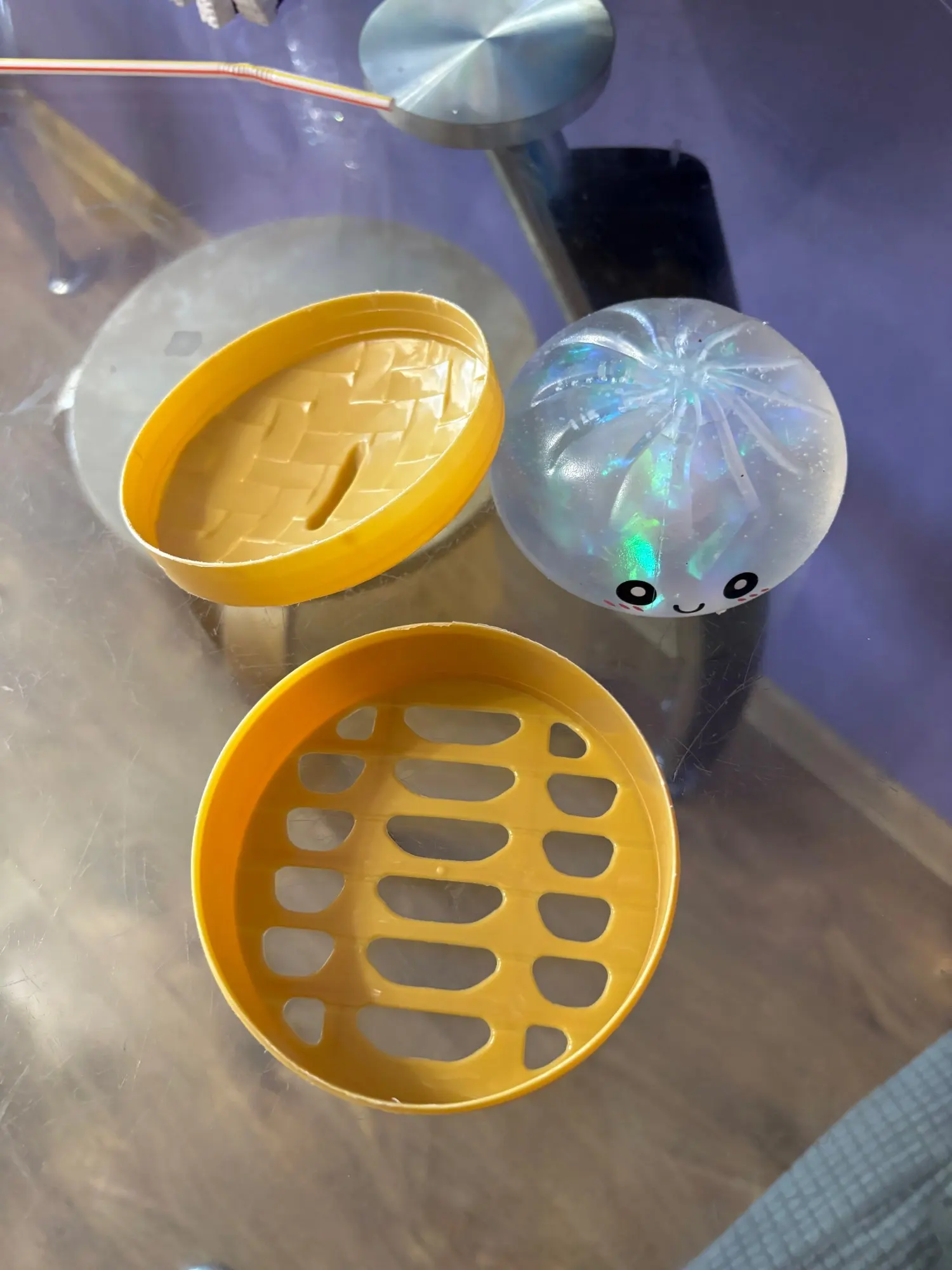 Colorful Simulated Dumpling Squishy Relaxing Relieve Anxiety Antistress Enhance Happiness Reusable Rebound Squeeze Reliever Toy photo review