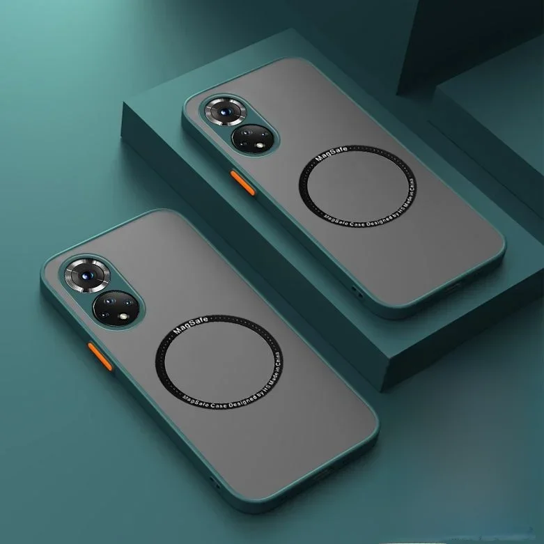 Dla Huawei Honor 90 80 70 60 50 Pro Etui Hard PC Magnetyczne bezprzewodowe ładowanie Ochronna tylna obudowa dla Honor90 90pro Obudowa telefonu — zdjęcie 2