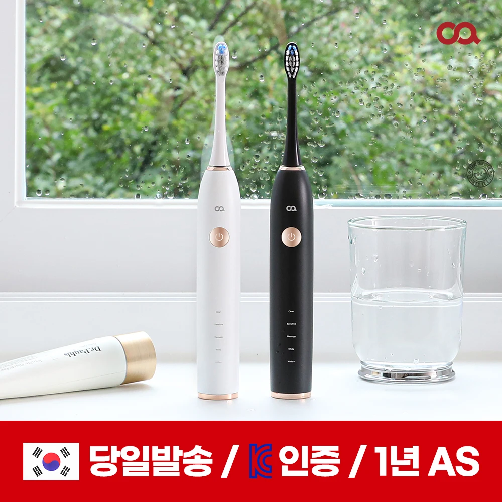 오아 클린이소프트B 음파 전동칫솔 베이직 입문자용 무선 자동 스마트 미세모 진동칫솔