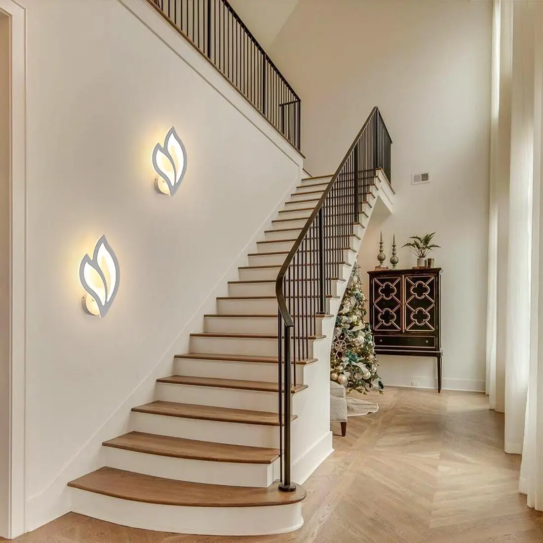 Moderne LED-Wandleuchte Acryl-LED-Wandlampe Innen-Wandbeleuchtung für Nachttisch, Flur, Treppe, Wohnzimmer, Schlafzimmer – Detail 5