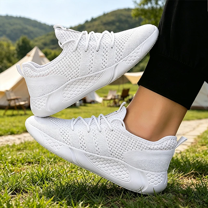 Damen-Sneaker mit Breiter Pass – Knit Fabric Lace Up Sneakers Bewertung und Preis
