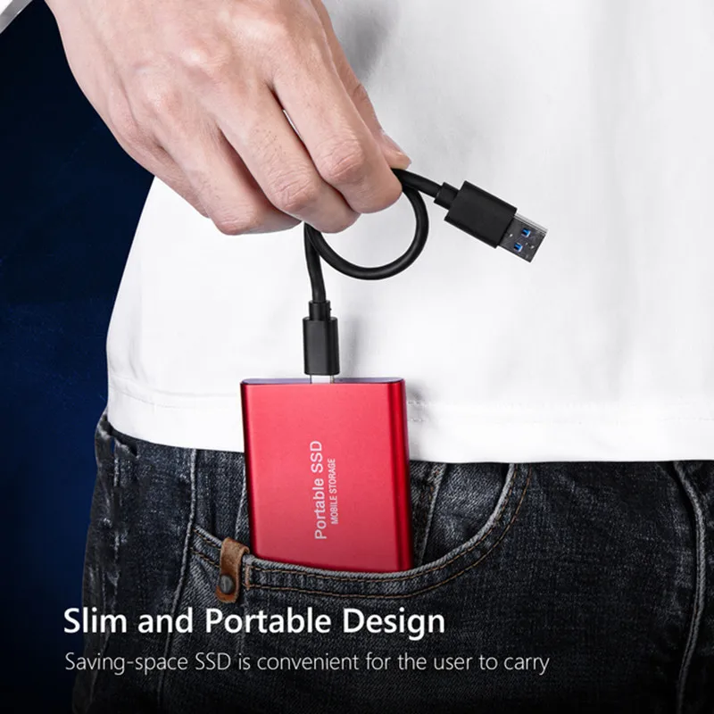 Portable Solid State Drive 2TB4TB8TB16TB Random Capacity Color Shipping PC Computer Mobile Phone Mobile File Storage Audio