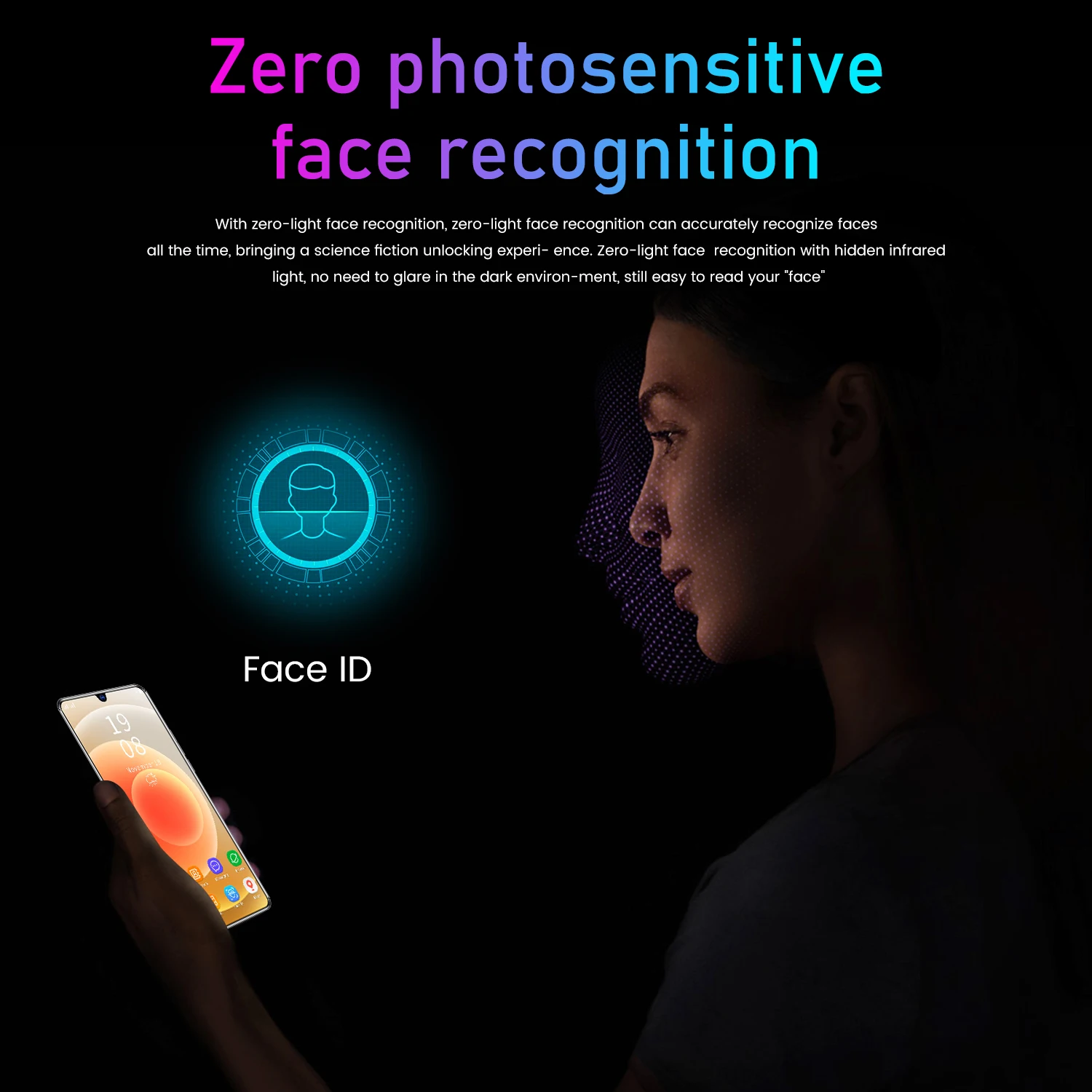 2025 New XS16 Pro 6.5inch HD Global Edition Original Smart Dual Card 5200mAh Battery Facial Recognition Function