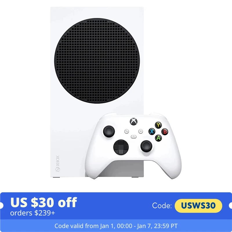 Microsoft - Xbox Series S 512GB All-Digital Console (Disc-Free Gaming) - White (US Version)