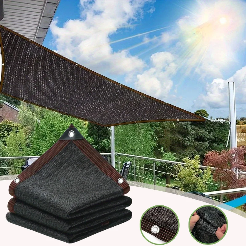 

Садовая ткань для навеса, брезент, солнцезащитный блок, устойчивая к ультрафиолетовому излучению, солнцезащитная сетка для балкона на заднем дворе, многофункциональный чехол для тетрадей для растений, патио