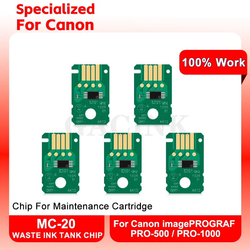 MC-20 MC 20 Maintenance Tank Chip For Canon PRO-500 PRO-1000 Printer Waste Tank Chip MC 20