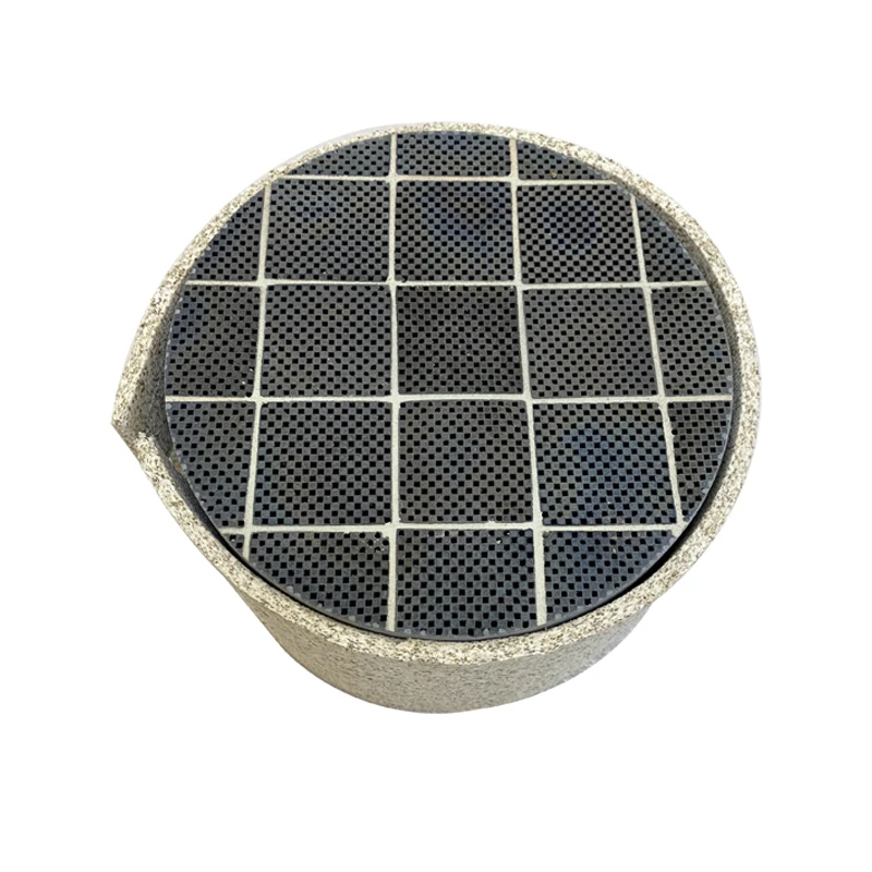 1pcs 144*102MM High Efficiency Diesel Particulate Filter Silicon Carbide DPF  for Diesel Engines  silicon carbide DPF substate