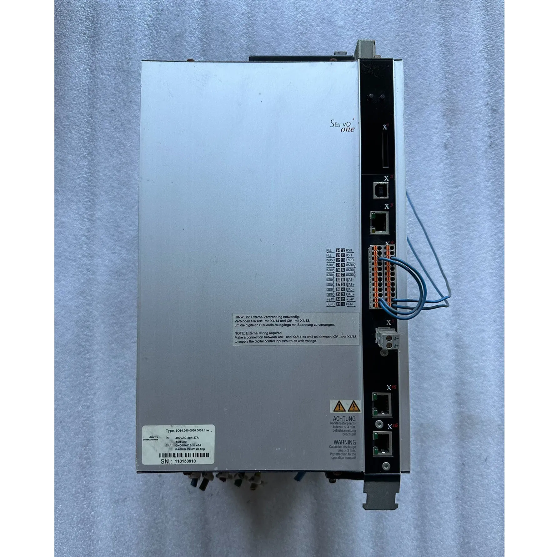SO84.045.0030.0001.1-W servo drive used in good condition