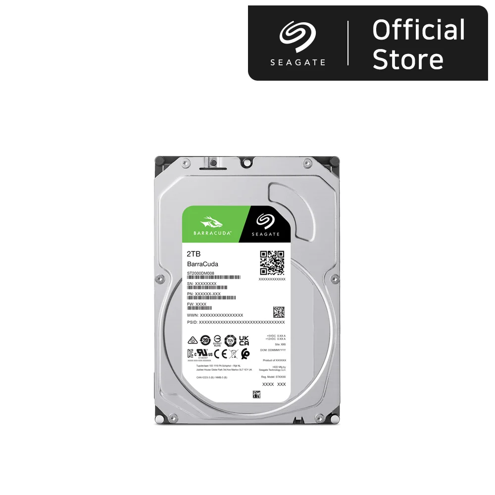 [Korea Official Total] Seagate BarraCuda 7200/256M ST2000DM008 2TB HDD Hard Disk