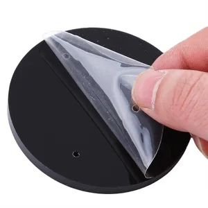 Juwelenorganisator Stand, 3 Schichten, klares weißes und schwarzes Acrylregal für Ohrringe, Armband und Halskette 6 Hauptverkaufs -Acryl -Halsketten -Tür - №4