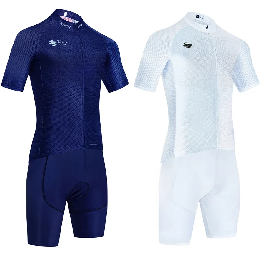 AliExpress NONE New White 2025 Cycling Set INEOS Cycling Team Jersey Bike Shorts Men Women Pro Ropa Ciclismo Bicycle Maillot Clothing Uniform