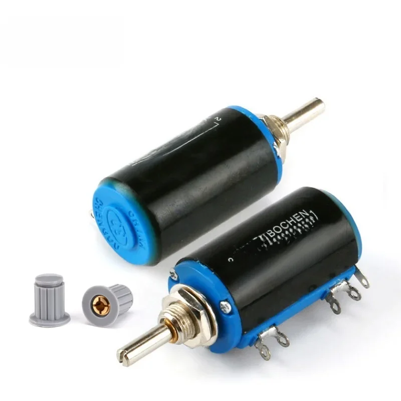 WXD3-13-2W 1K 2.2K 4.7K 5.6K 10K 22K 47K 220R 470R 220 470 ohm WXD3 WXD3-13 2W potentiomètre multi-tours bobiné commutateur rotatif