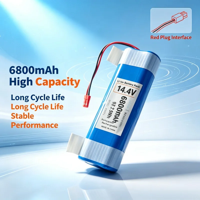 14.4V 6800Mah Li-Ion Replacement Battery Compatible with Ilife V3S Pro V5S Pro V8S V8 Plus V80 S5 Pro X750 Robot Vacuum Cleaner Px-B010
