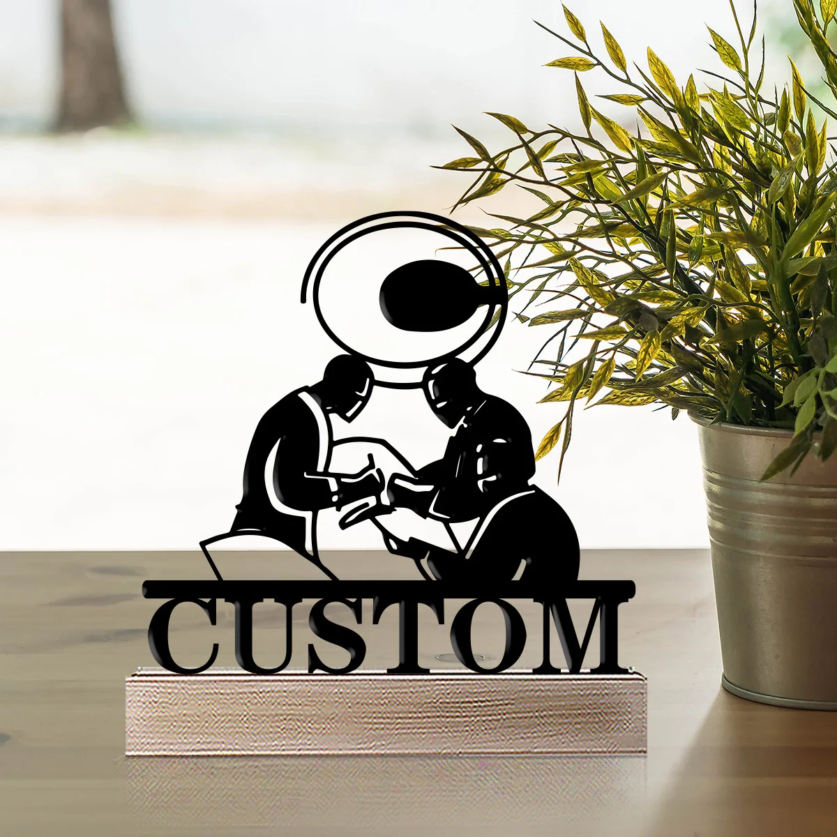 Custom Engraved Surgeon Desk N - Desk Name Plate 评论和价格