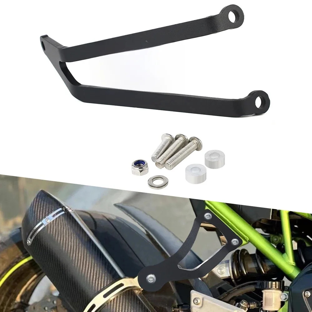 Support de silencieux d'échappement en aluminium pour moto Aprilia Tuono V4 R (APRC) V4 1100 Factory RSV4 Factory RSV4-R