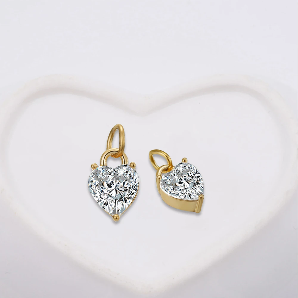 SUNIBI Stainless Pendant Necklace Round zircon pendant Charms Necklace Cosplay Jewelry Gift for Diy Necklace Bracelet Jewelry