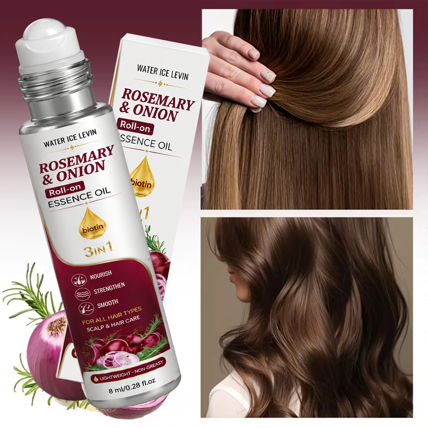 Hair Care Hair Serum - Water Ice Levin 3IN1 Rosemary Onion