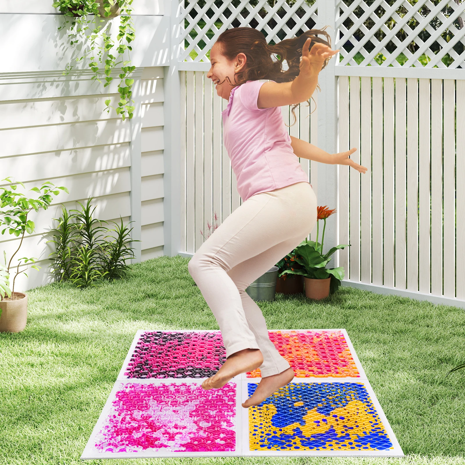 Ladrilhos de piso líquido sens - Kids Education Steps avaliação e preço