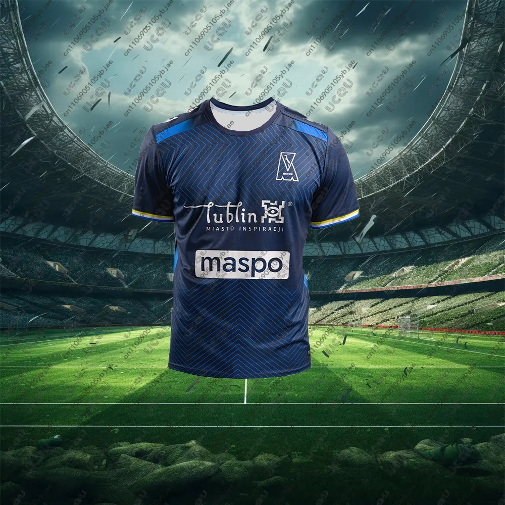 2025-26 Mens Kids Boys Breathable Football Jersey Top Home Soccer Sports Away Third M-Motor L-Lublin Autumn Sportswear P-Poland