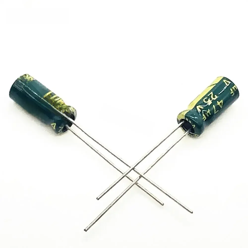 20 sztuk/partia s71 25V 47UF niskie ESR/impedancja wysokiej częstotliwości aluminium kondensator elektrolityczny rozmiar 5*11 47UF25V 20% — zdjęcie 2