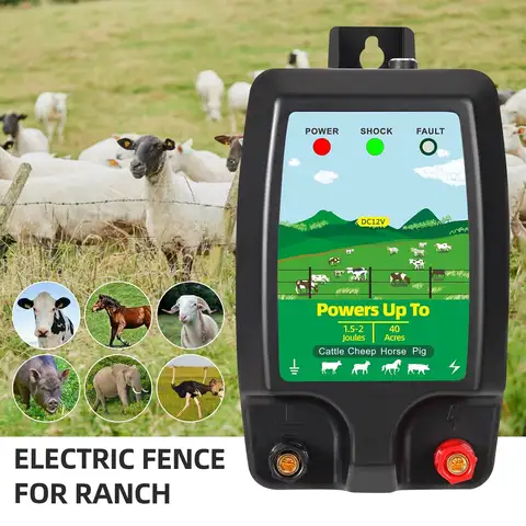 10 किमी इलेक्ट्रिक शेफर्ड, इलेक्ट्रिक बाड़ नियंत्रक, इलेक्ट्रिक बाड़ शेफर्ड पशु पशुधन 8 best sales इलेक्ट्रिक शेफर्ड - №2