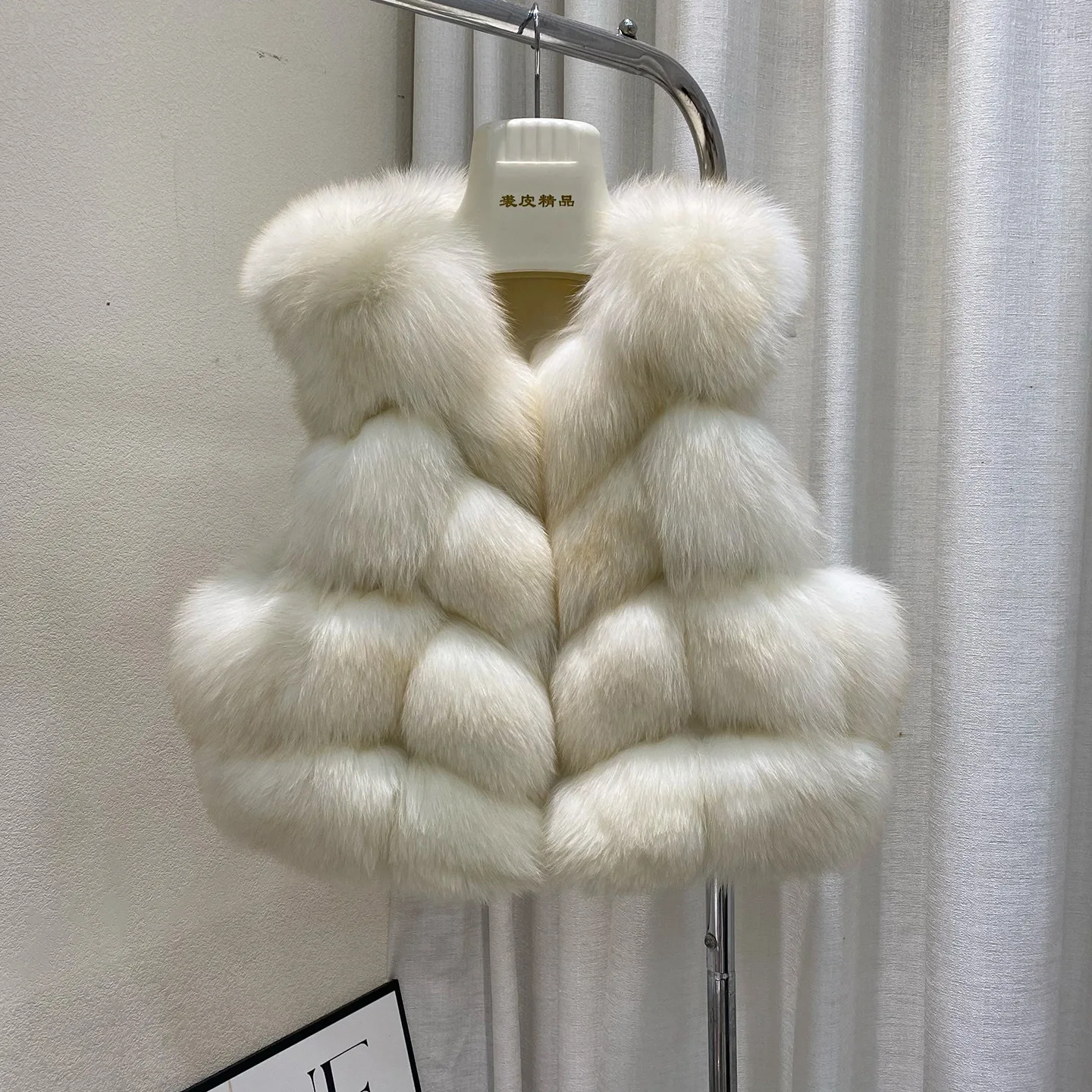 Gilet en fourrure de renard vé - Padded Vest Gilet avis et prix