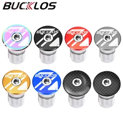 BUCKLOS Bike Fork Steerer Headset Expander Plug Ultralight Bicycle Stem Expander Top Cap Aluminum/carbon Road MTB Headset Cover