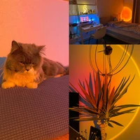 Smart Sunset Lamp Tuya LED Night Ligh USB RGB Smart Life APP Remote Projection For Room Decoration Photography Festival Birth 4