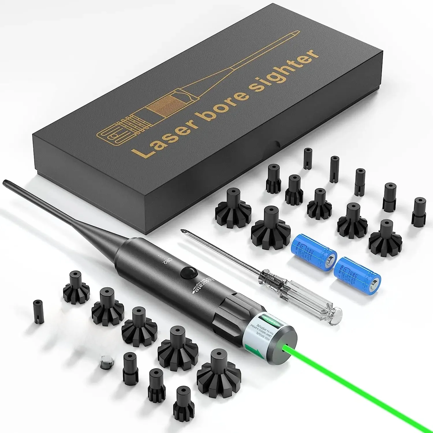 Rifle Laser Bore Sight Scope Laser Boresighter Kaliber.22 tot.78 Laser Collimador - afbeelding 2