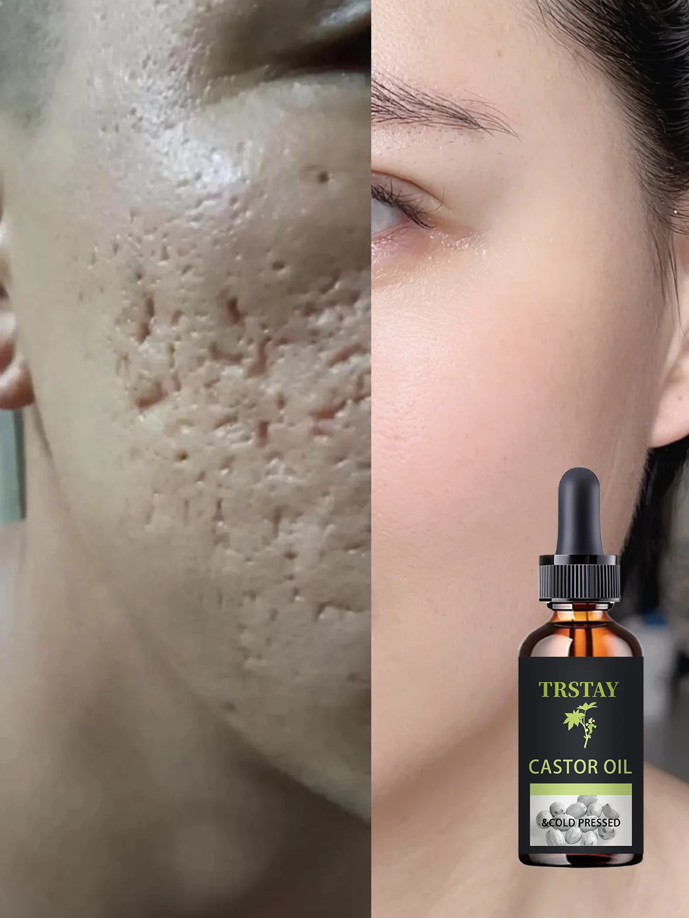 Hydrating facial serum with essential oils deep nourishment shrink pores restore smooth skin whitening effects for radiant compl - Image 2