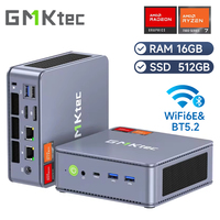GMKtec K6 Mini PC AMD R7-7840HS 8C/16T 16GB RAM 512GB PCIe 4.0 SSD Mini Desktop Computer Window 11 Pro WiFi 6E/BT5.2 Type-C