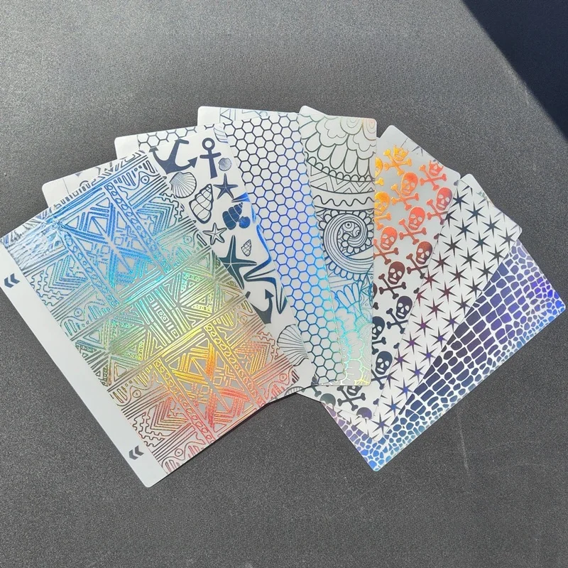 50 sztuk 3D brokatowa folia tylna do maszyny do cięcia ostrzy uniwersalna folia kolorowa ostrość dekoracyjna tylna okładka naklejka ochraniacz ekranu — zdjęcie 2