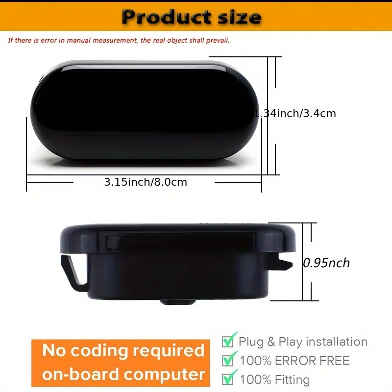 2pcs Dynamic Side Marker Turn Signal Sequential Blinker Light For VW Golf 3 4 MK3 MK4 Passat 3BG Polo 6N 9N Bora Vento