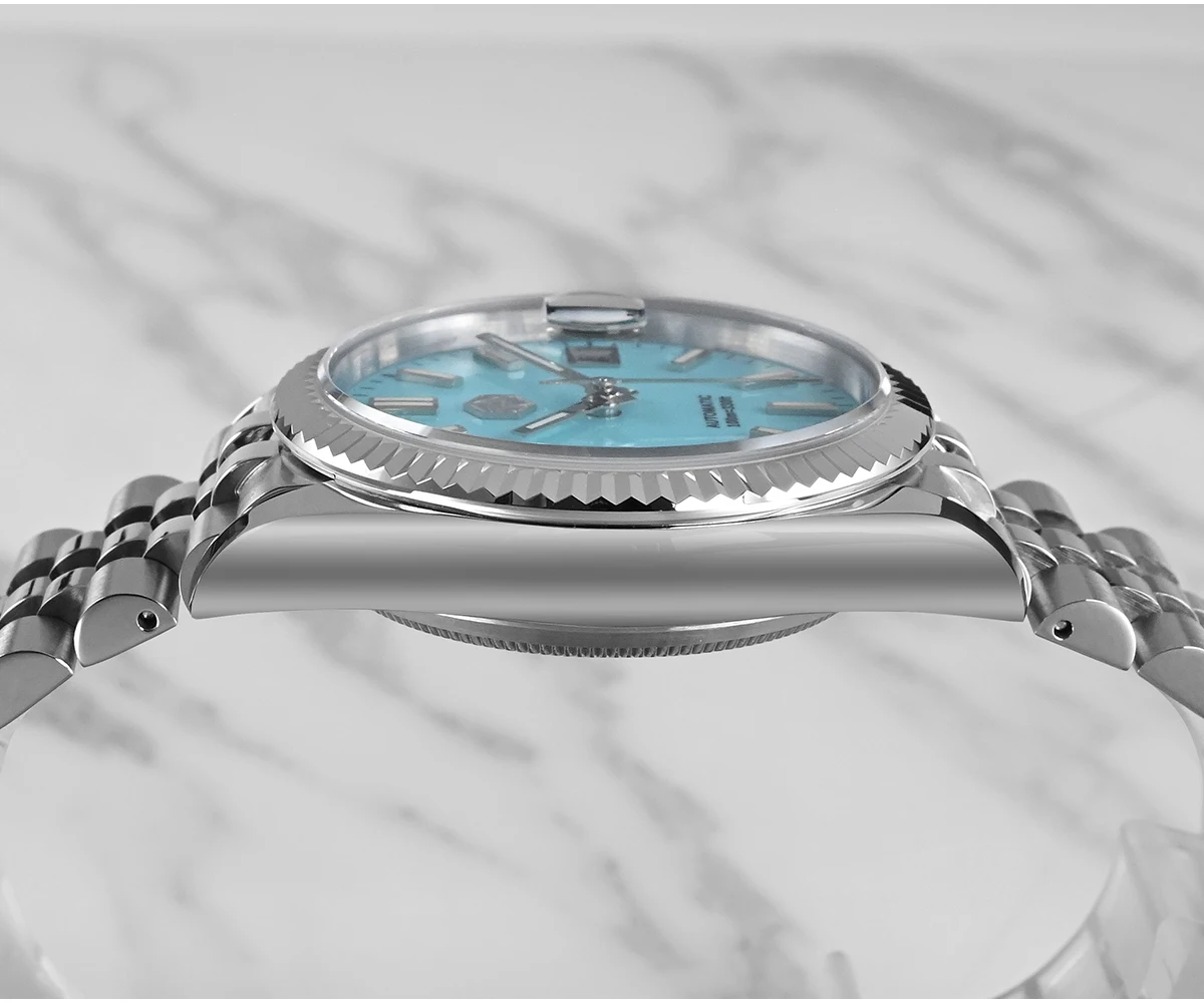 San Martin 36,5mm Männer Kleid Uhr Top Marke Luxus Automatische Mechanische Mode Paare Uhren Saphir Wasserdicht 100m BGW9 – Detail 20