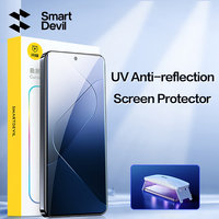 SmartDevil UV Anti-reflection Screen Protector for Xiaomi 14 Pro Mi 13 Ultra Full Glue Full Cover Quatumn Film for Xiaomi 13 12