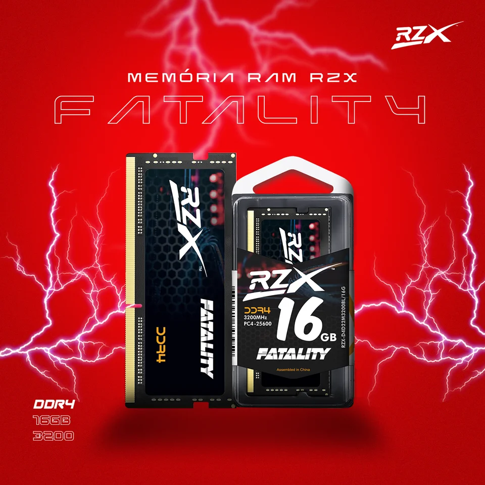 RZX DDR4 Memoria RAM Laptop 16GB 8GB 32GB 1.2V 260pin 3200MHz