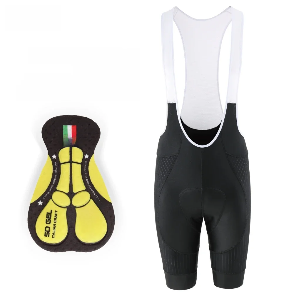 AliExpress KEMALOCE Black Cycling Bib Shorts Men Shockproof 5D Gel Pad Bike Bib Shorts Reflective Men MTB Lycra Bicycle Tights Knicker