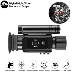 NV-002-cámara de vídeo Digital con visión nocturna, Monocular infrarrojo de 1080P, modo de imagen múltiple, mira telescópica para caza