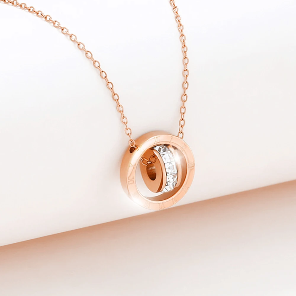 [Deparing Today] Women's Fashion Colical Necklace Women's Daily Link 14k 18K Rose Gold Students 20 s 30 s High-end pretty jewelry recommendations