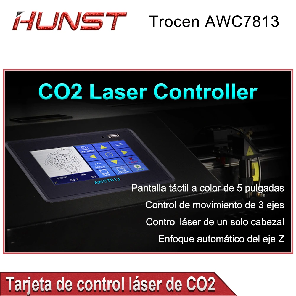 HUNST Trocen AWC7813 Co2 Laser Controller DSP Control System DIY Laser Control Replace AWC608 AWC708 6442G 6445G