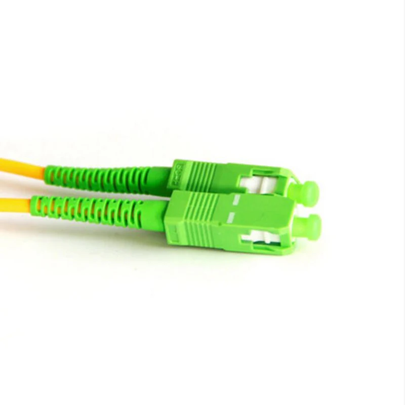 Cable de Puente de Fibra óptica SC/APC-SC/UPC-SM 2mm/3mm, Parche de Extensión de Modo único, 10 Unids/Lote, Envío Gratis