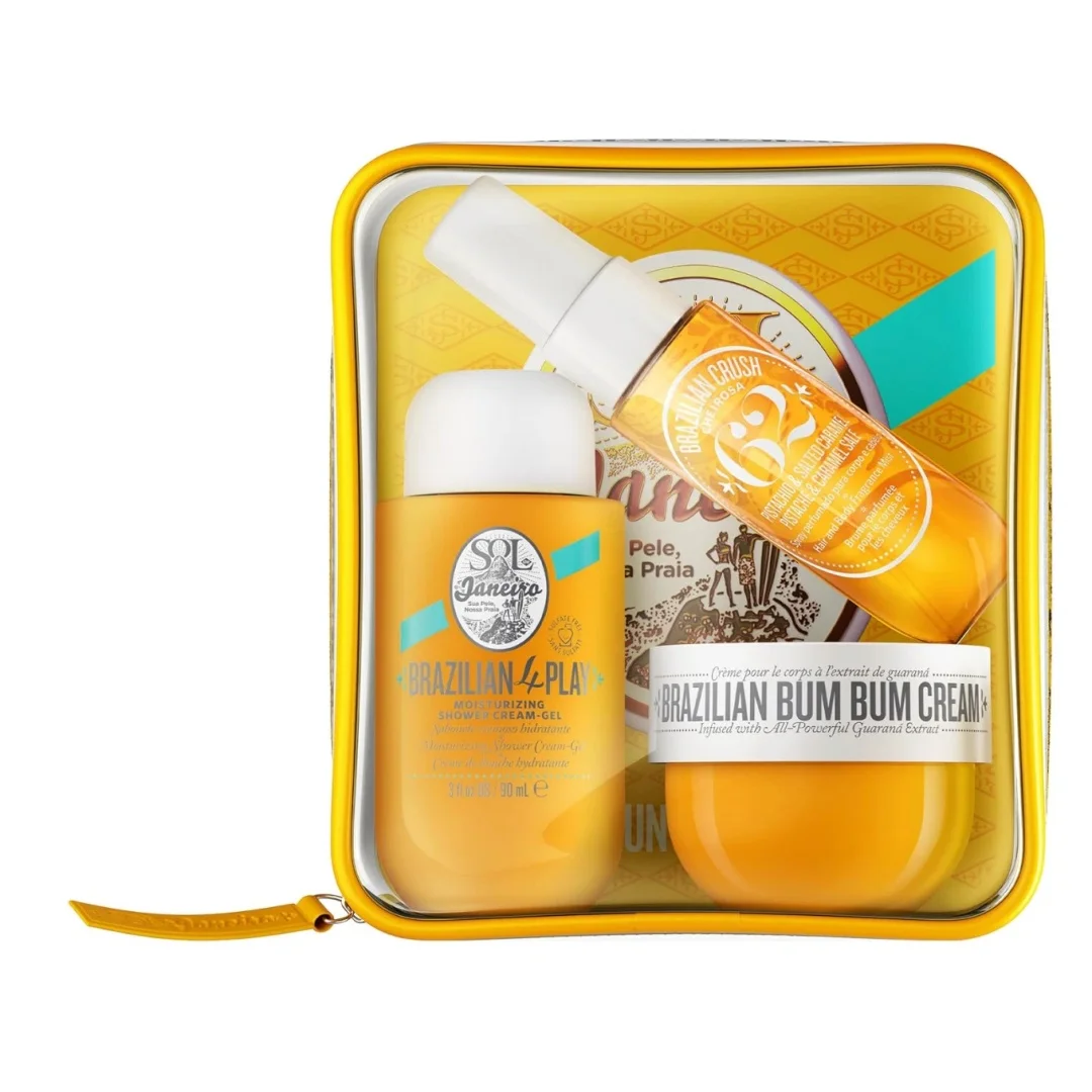 Sol de Janeiro Jet Set 3-Piece Travel Body Care Kit with Body Wash, Elasti-Cream & Cheirosa Mist view 3