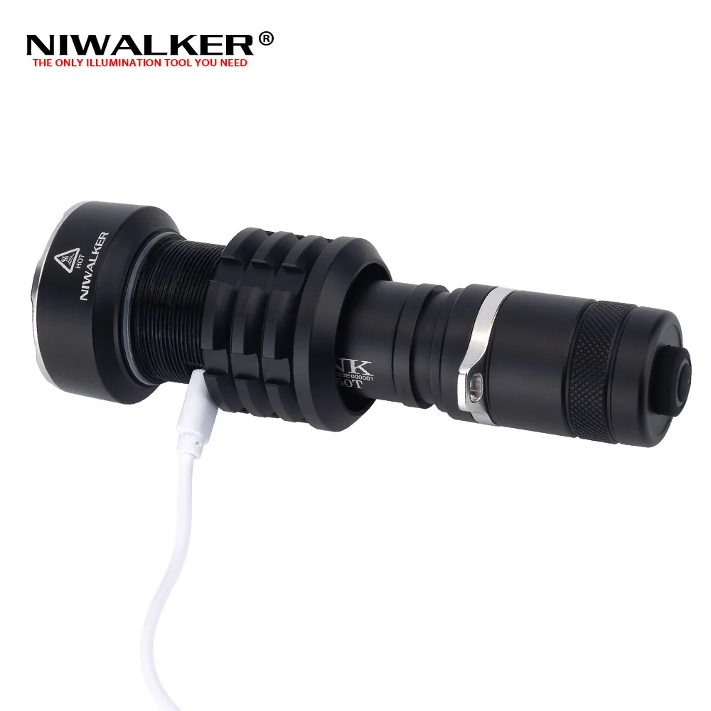 Niwalker N70T 3500 Lumens Type-c Rechargeable Tactical Flashlight