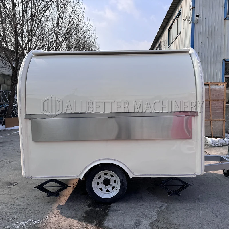 

Hot Sale Mobile Coffee Cart Food Trailer Fully Equipped Customized Street Van Kiosk Food Truck with CE DOT Certification