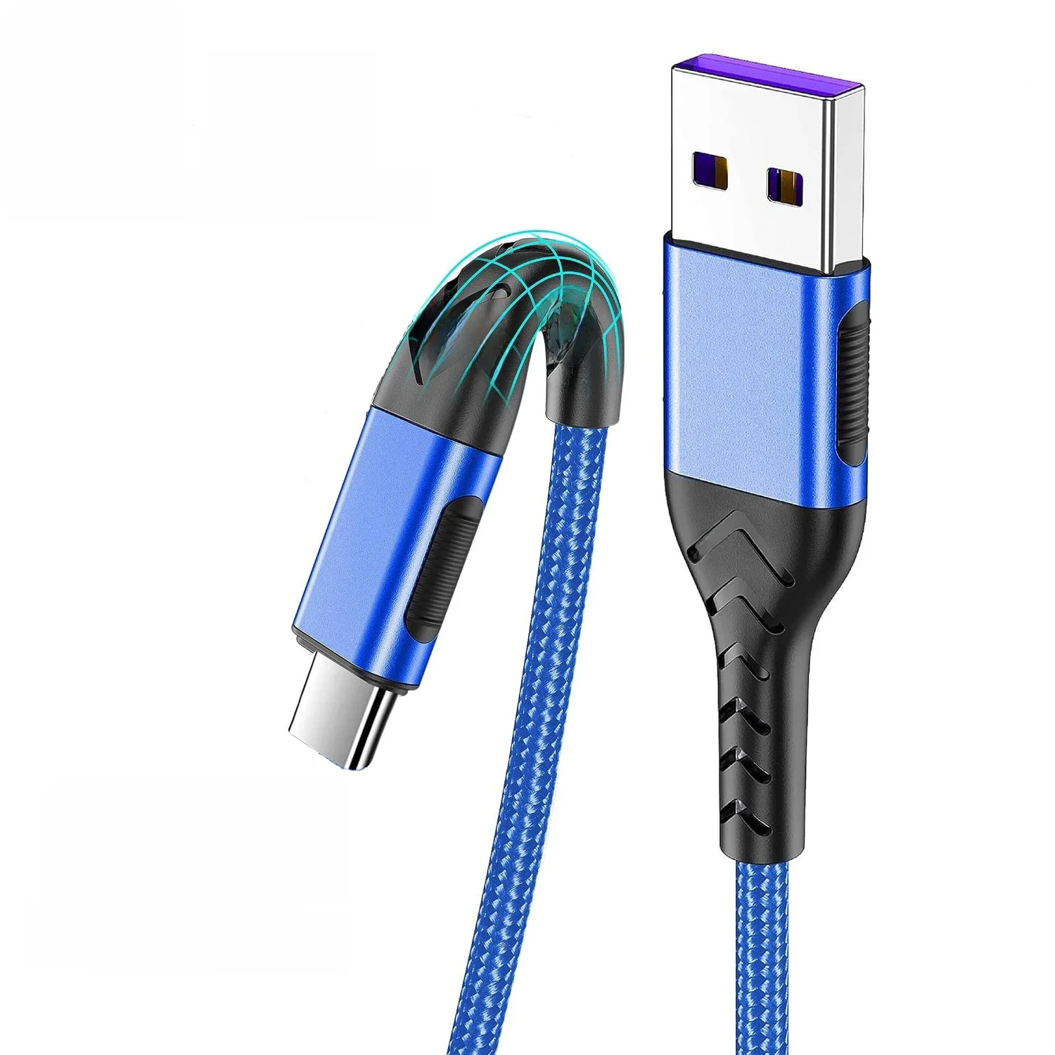 Câble de Charge de Type C 66W, cordon de Charge Super rapide 5A, câbles USB C, chargeur de téléphone pour Samsung Xiaomi Huawei Oneplus POCO OPPO